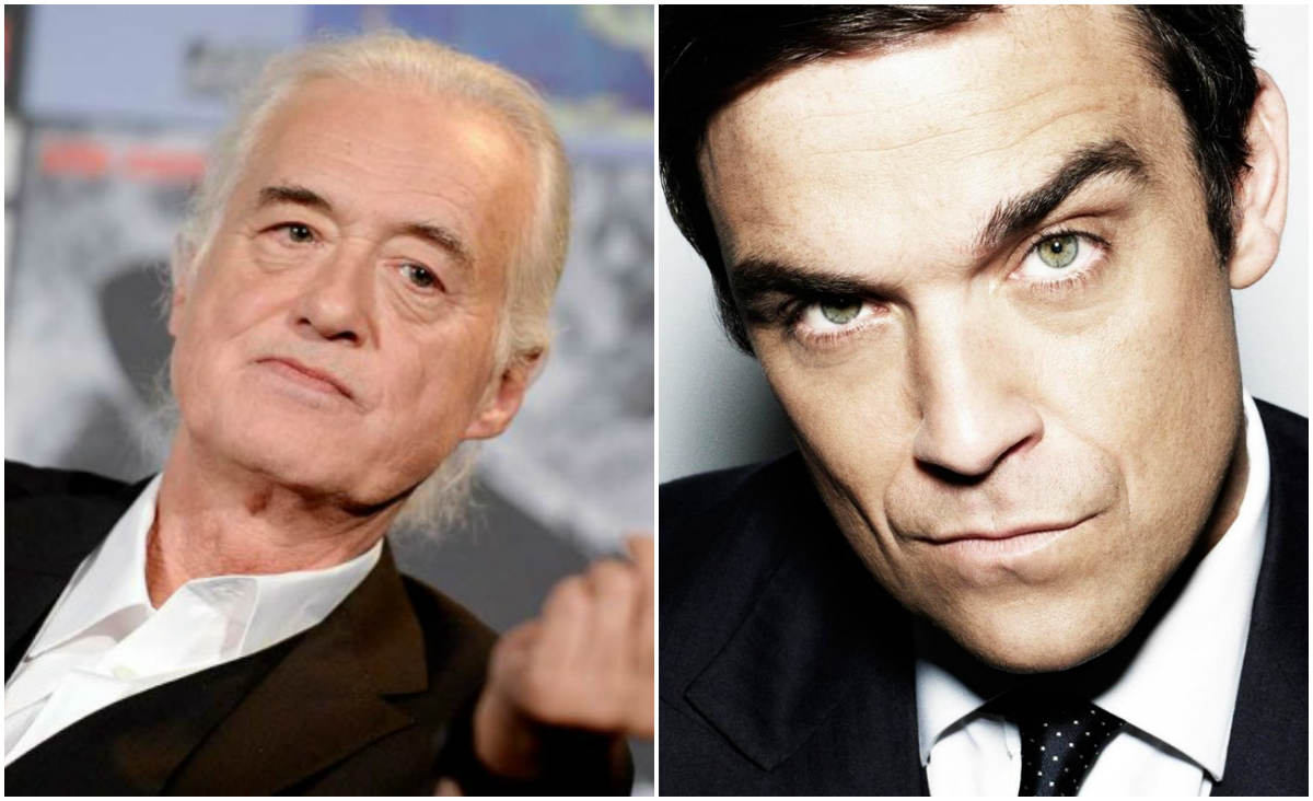 Robbie Williams, infrant de Jimmy Page (Led Zeppelin). Solistul nu isi mai renoveaza conacul